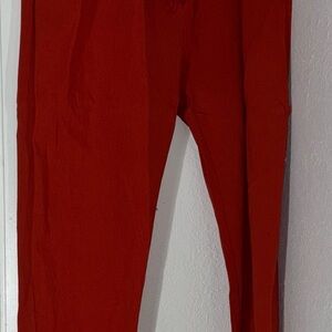 Women's Red Joggers